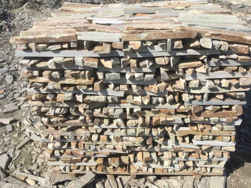 Горбушка златолит золотистый для облицовки купить в Верхнем Тагиле