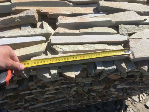 Горбушка златолит золотистый для облицовки купить в Верхнем Тагиле