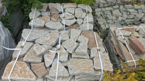 Гранитный плитняк галтованный для парковки купить в Верхнем Тагиле