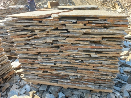 Плитняк серицит облицовочный 10-20мм купить в Верхнем Тагиле